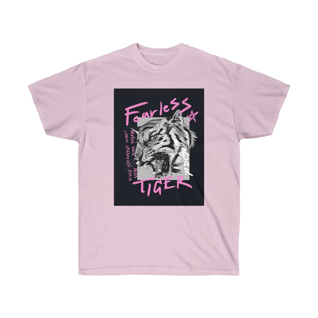 Unisex Ultra Cotton Tee Fearless Tiger - Lovely X Honey