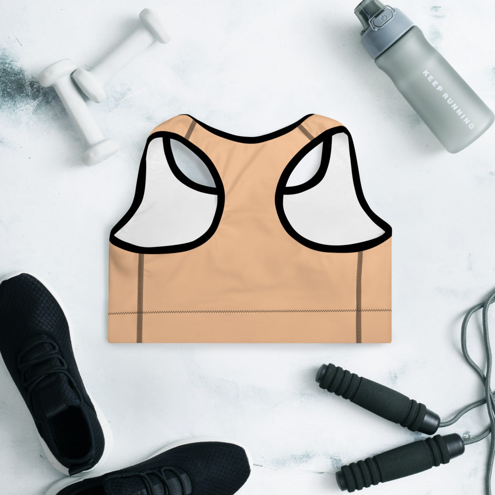 Padded Sports Bra Nude - Lovely X Honey