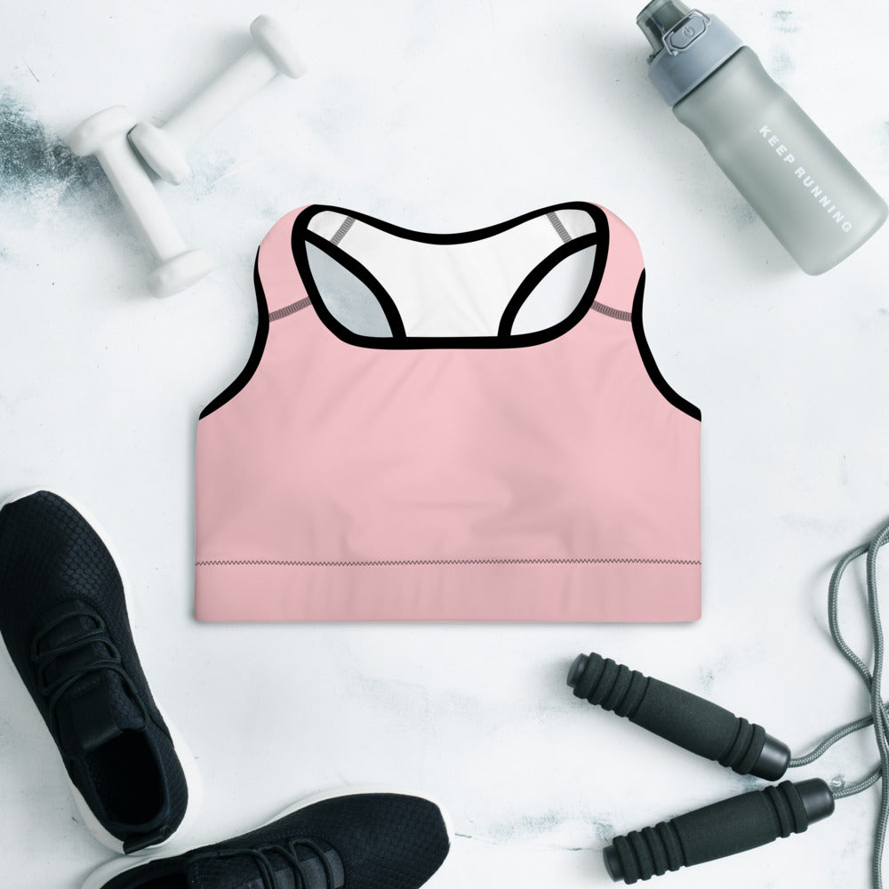 Padded Sports Bra Pink - Lovely X Honey