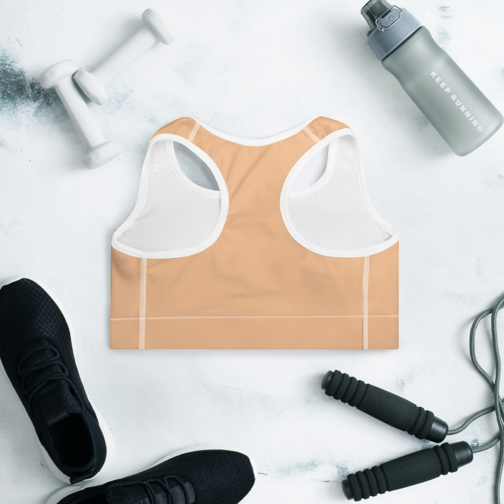 Padded Sports Bra Nude - Lovely X Honey