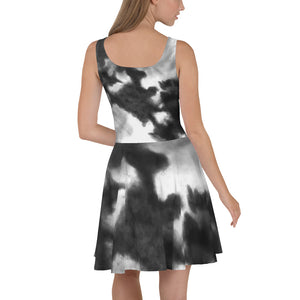 Skater Dress Black Tie dye - Lovely X Honey