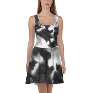 Skater Dress Black Tie dye - Lovely X Honey