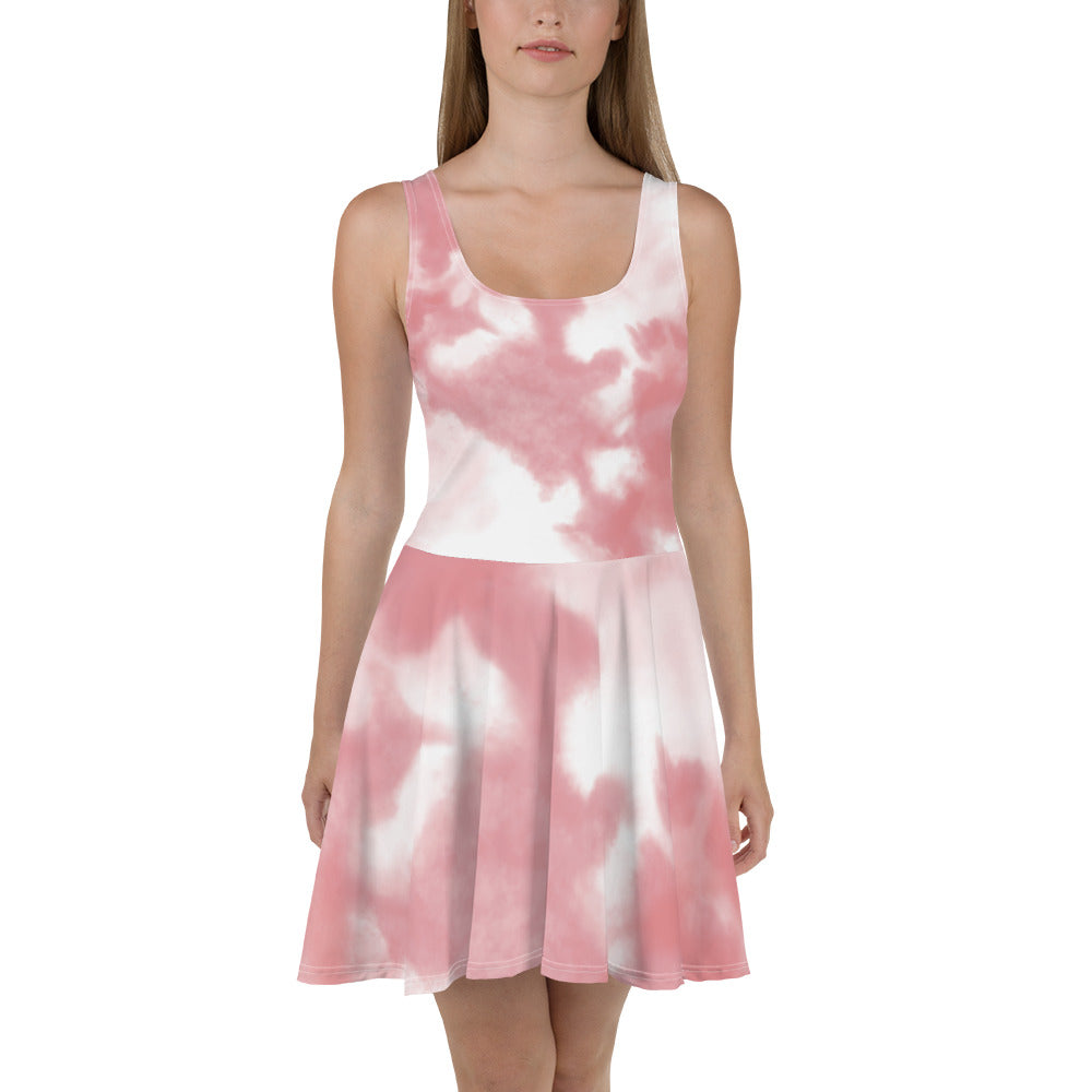 Skater Dress Pink Tie dye - Lovely X Honey