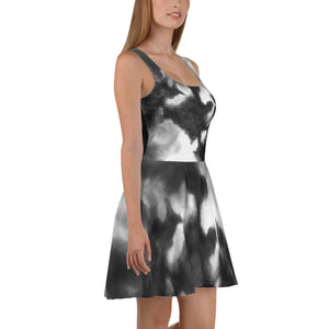 Skater Dress Black Tie dye - Lovely X Honey