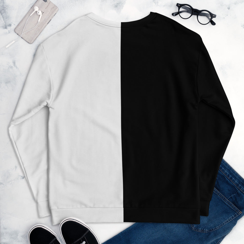 Unisex Sweatshirt Fiftyfifty Black/White - Lovely X Honey