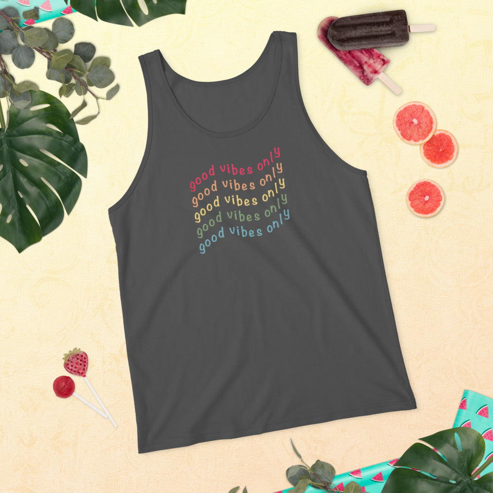 Unisex Tank Top Good Vibes Only - Lovely X Honey