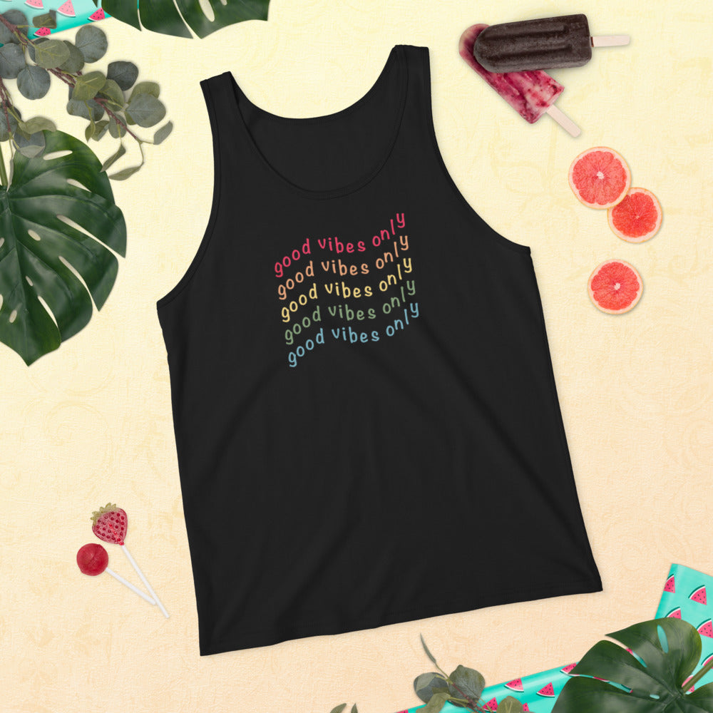 Unisex Tank Top Good Vibes Only - Lovely X Honey