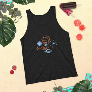 Unisex Tank Top Space Cat - Lovely X Honey