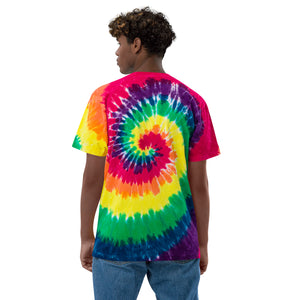 Oversized unisex tie-dye t-shirt Love