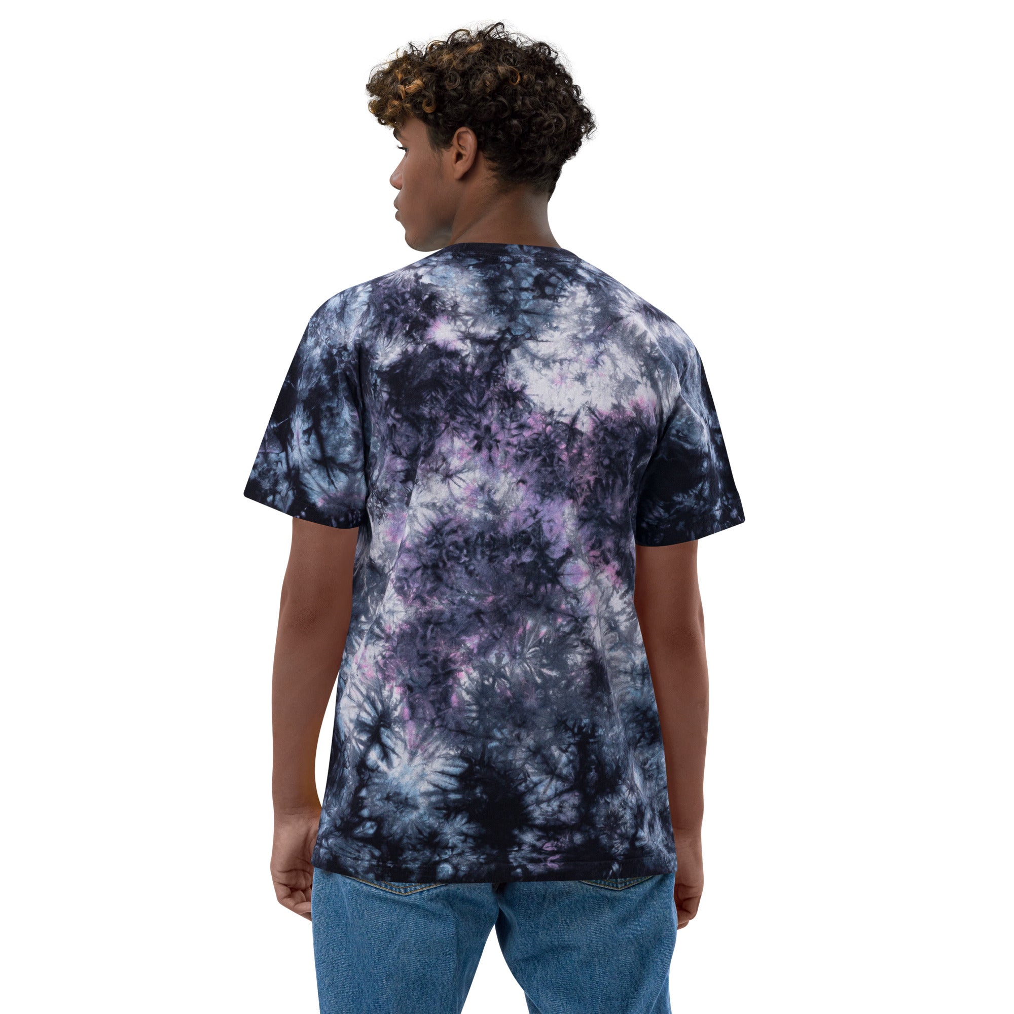 Oversized unisex tie-dye t-shirt Love