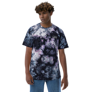 Oversized unisex tie-dye t-shirt Love