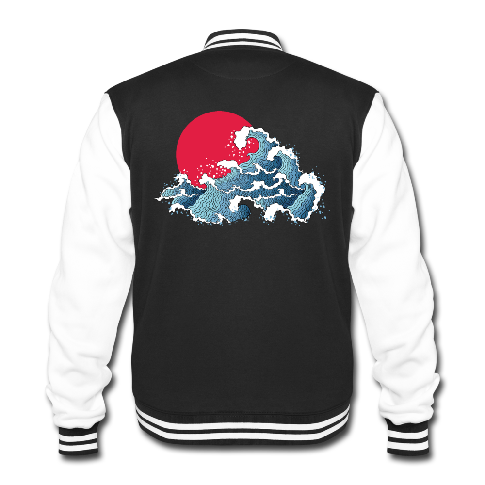 Jacket Sunny waves - black/white