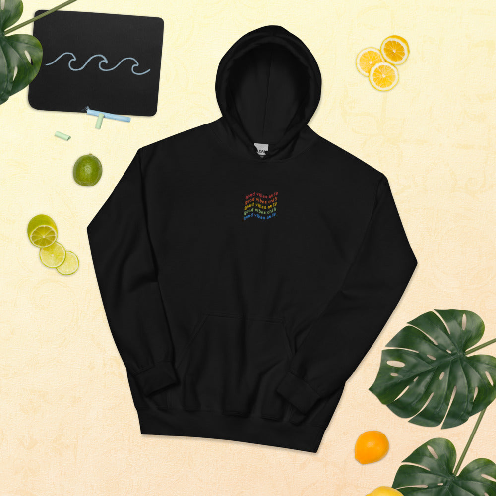 Unisex Hoodie Good Vibes Only - Lovely X Honey